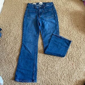Dark Denim Curvy Back-to-School Flare Jeans